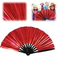thumbnail image 1 of Boots on The Ground Hand Fan, Clacking Fans for Line Dancing, Big Fans Handheld Line Dancing, Fashion Craft Folding Fan Iridescent Clacking Hand Fan (D), 1 of 7
