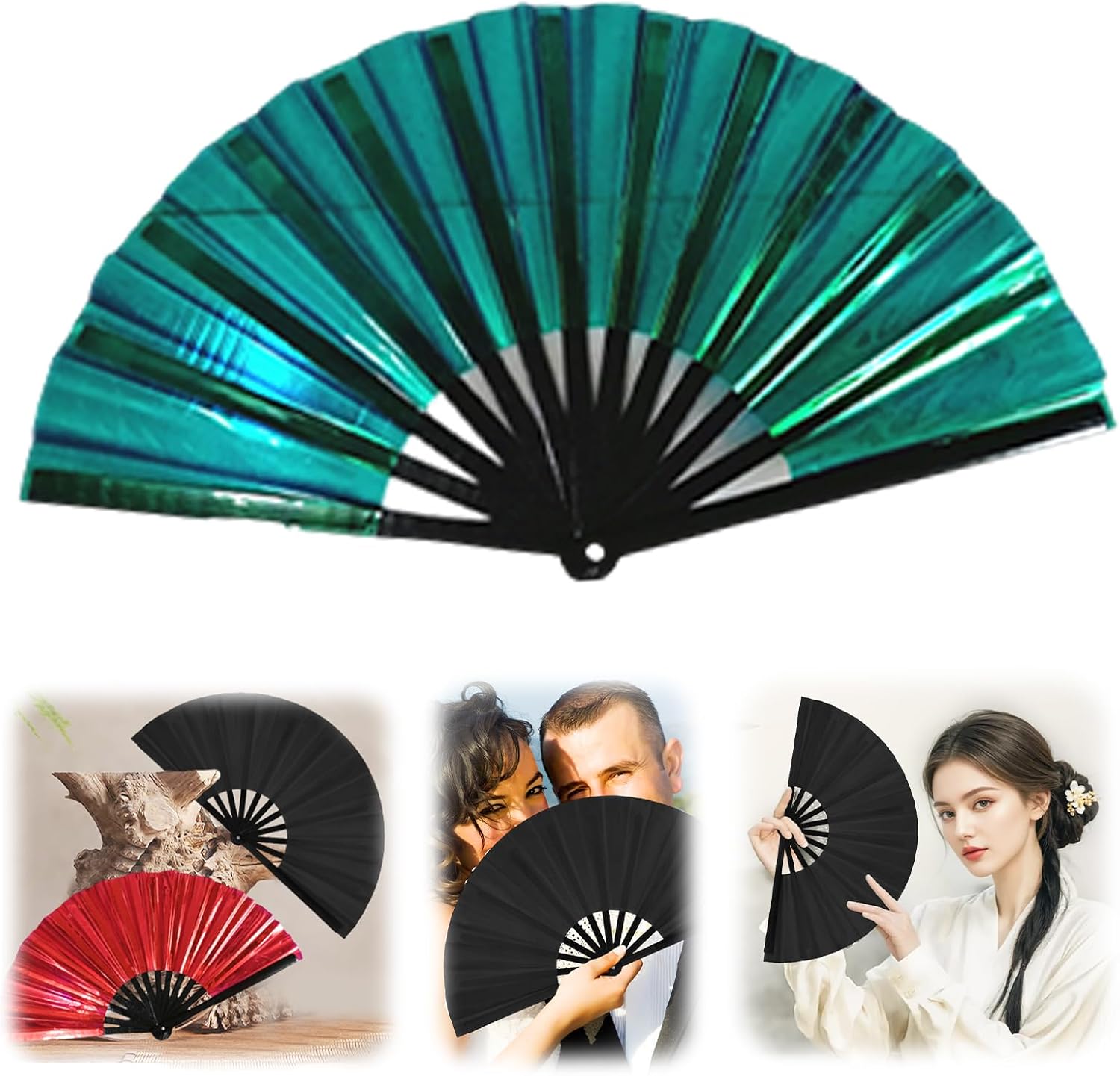Boots on The Ground Hand Fan for Line Dancing, 2025 New Laser Colors ...