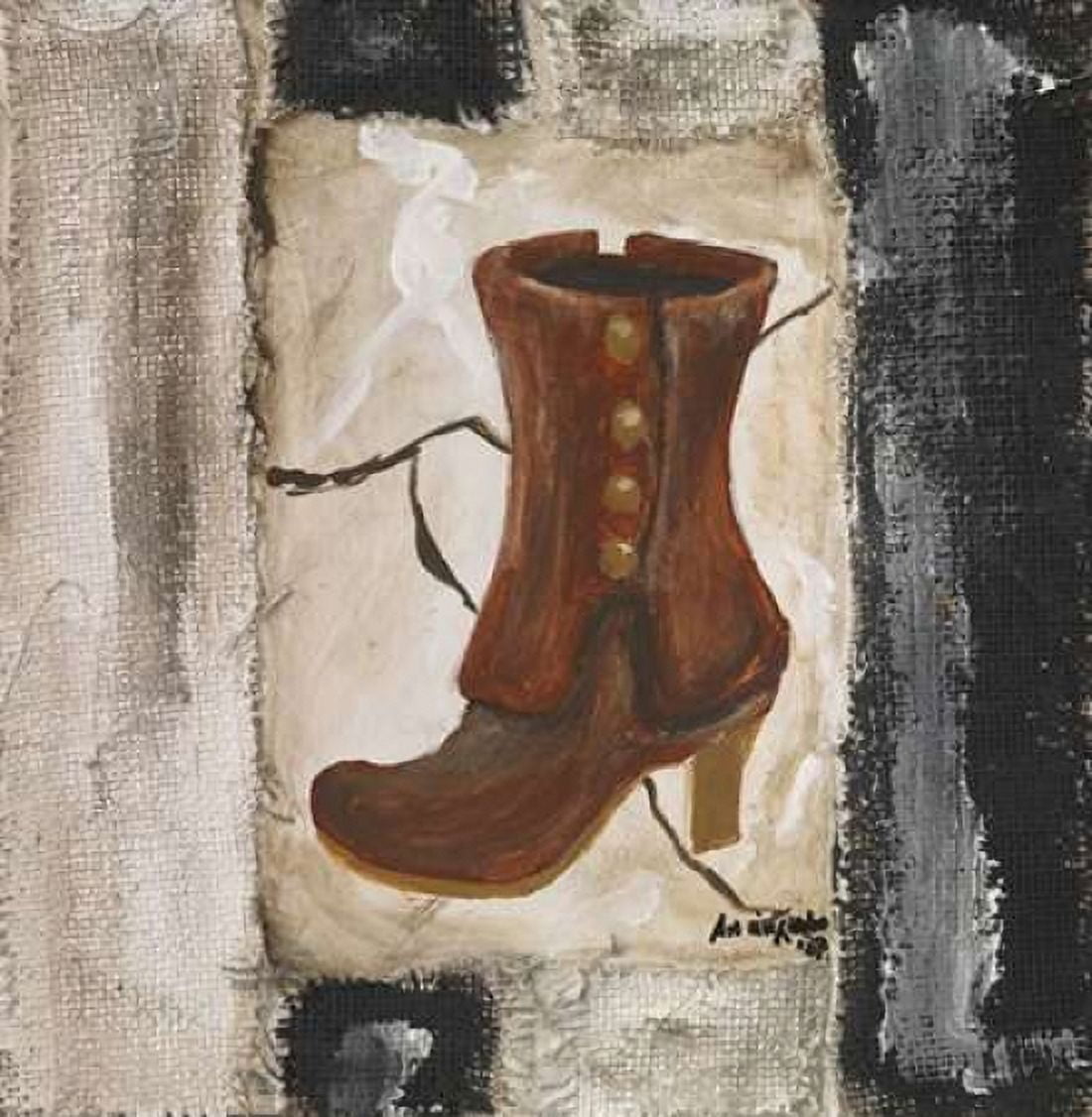 Boots II Canvas Art - Art die Zakko (24 x 24)