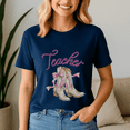 thumbnail image 1 of These Boots Are Made For Teaching School TShirt, Cowboy Teacher Shirt, Western Cowgirl Teacher Tee, These Boots Teaching Shirts,Back to School,First Grade Gift,Teacher Life shirt, 1 of 5