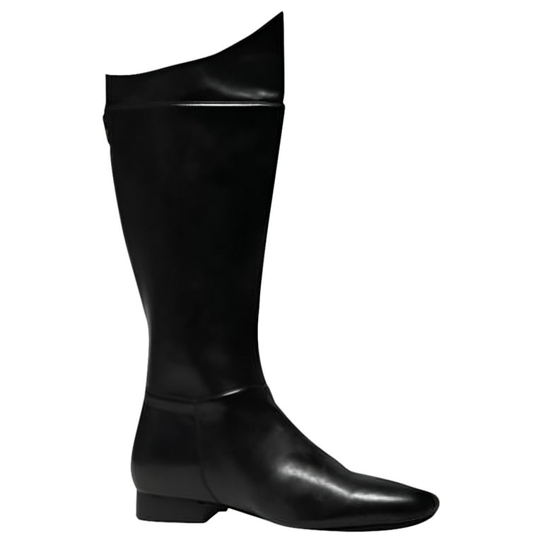 Ellie Shoes Black Shazam Superhero Mens Costume Boots Size Large 12 13 Male