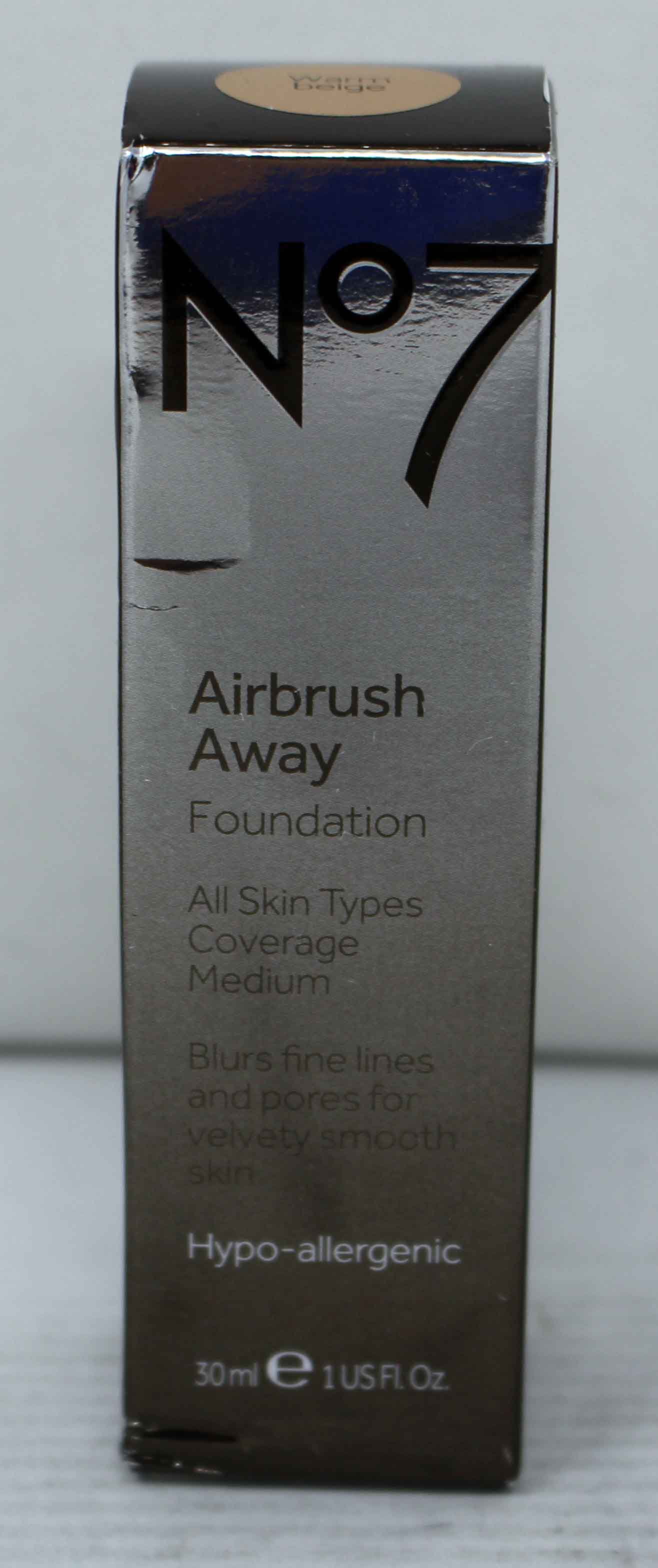 Boots No7 Airbrush Away Primer – 28,3 G, Für Makellosen Teint & Verlängerte Make-up-Haltbarkeit