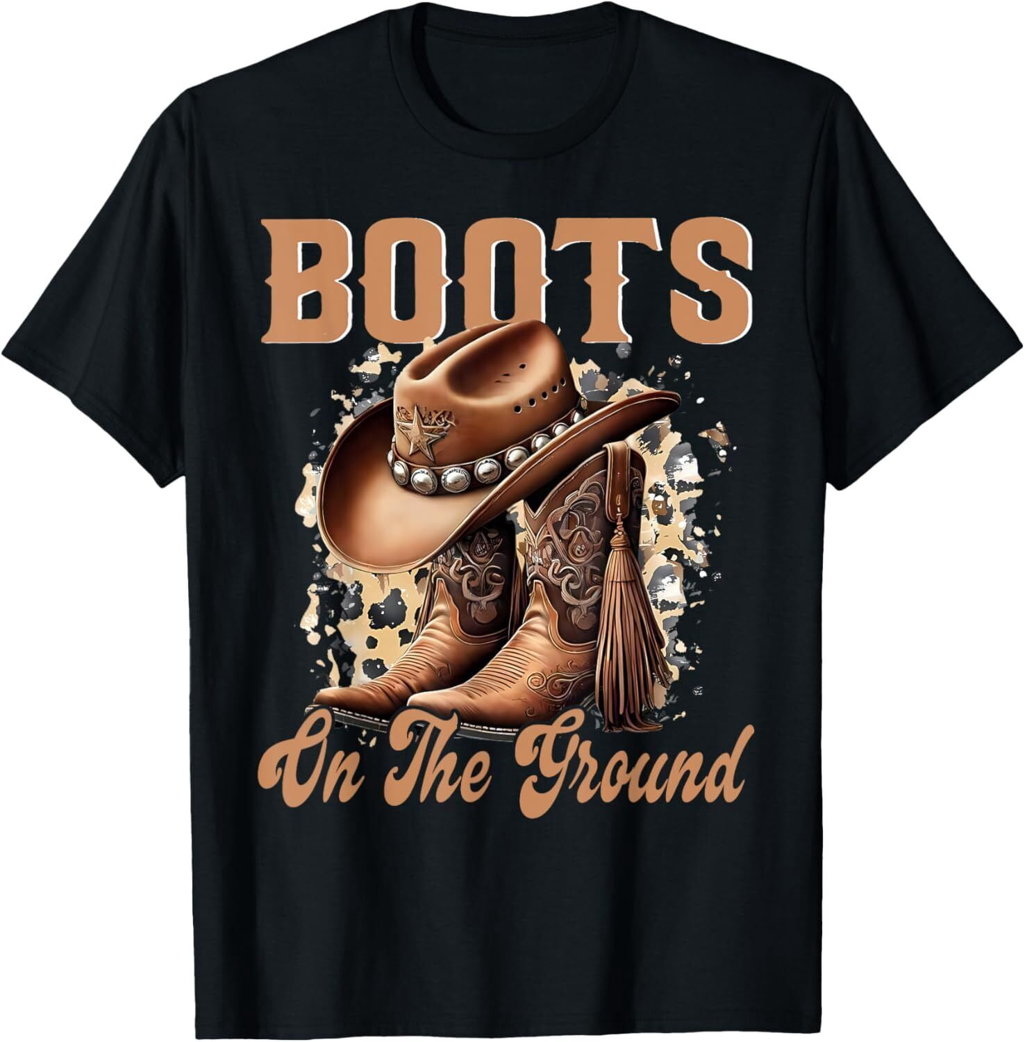 Walk The Line Cowboy Boot Sweater (Sand) main image 0