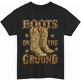 thumbnail image 1 of Boots On The Ground, Cowgirl Linedance, Boot Cowboy Western T-Shirt, 1 of 2