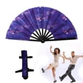 thumbnail image 1 of Boots On The Ground Hand Fan Foldable Portable Large Handheld Dance Fan Set For Line Dance Enthusiasts And Outdoor Events, 1 of 3