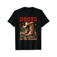 thumbnail image 1 of Boots On The Ground T-Shirt220g, trendy T-shirt, perfect for outdoor parties, 1 of 5