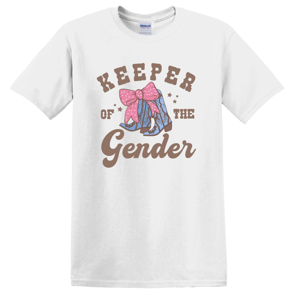 Boots Or Bow Western Gender Reveal Rodeo T-Shirt