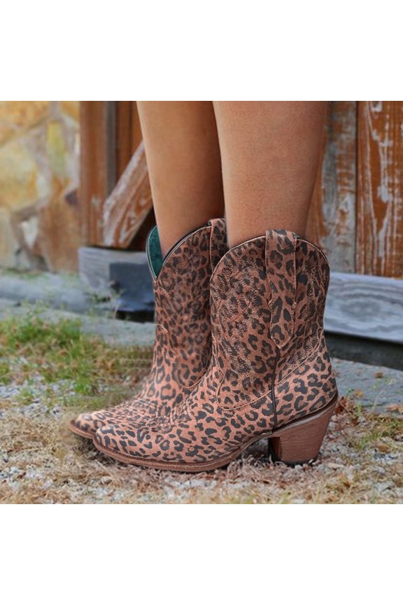 Boots Platform Womens Boots Cowboy Flats For Women Shoes Fashion For Women Boots Women's Boots
