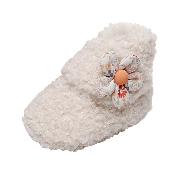 Boots Shoes Warm Soft First Walkers Plush Girls Snow Baby Cotton Boys Baby Shoes