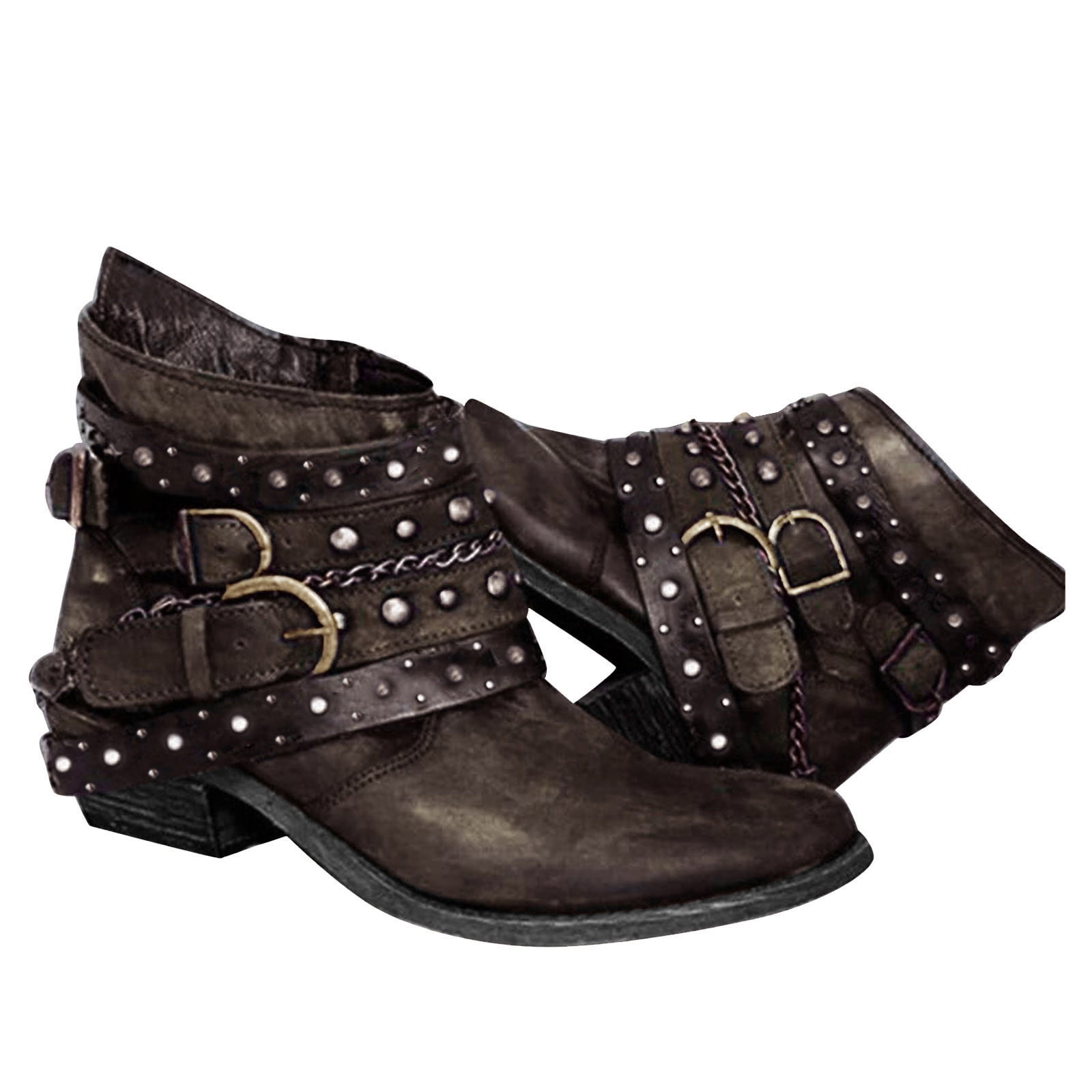Boots for Women Ankle Boots for Women Women's Cowboy Boots Pointed Toe