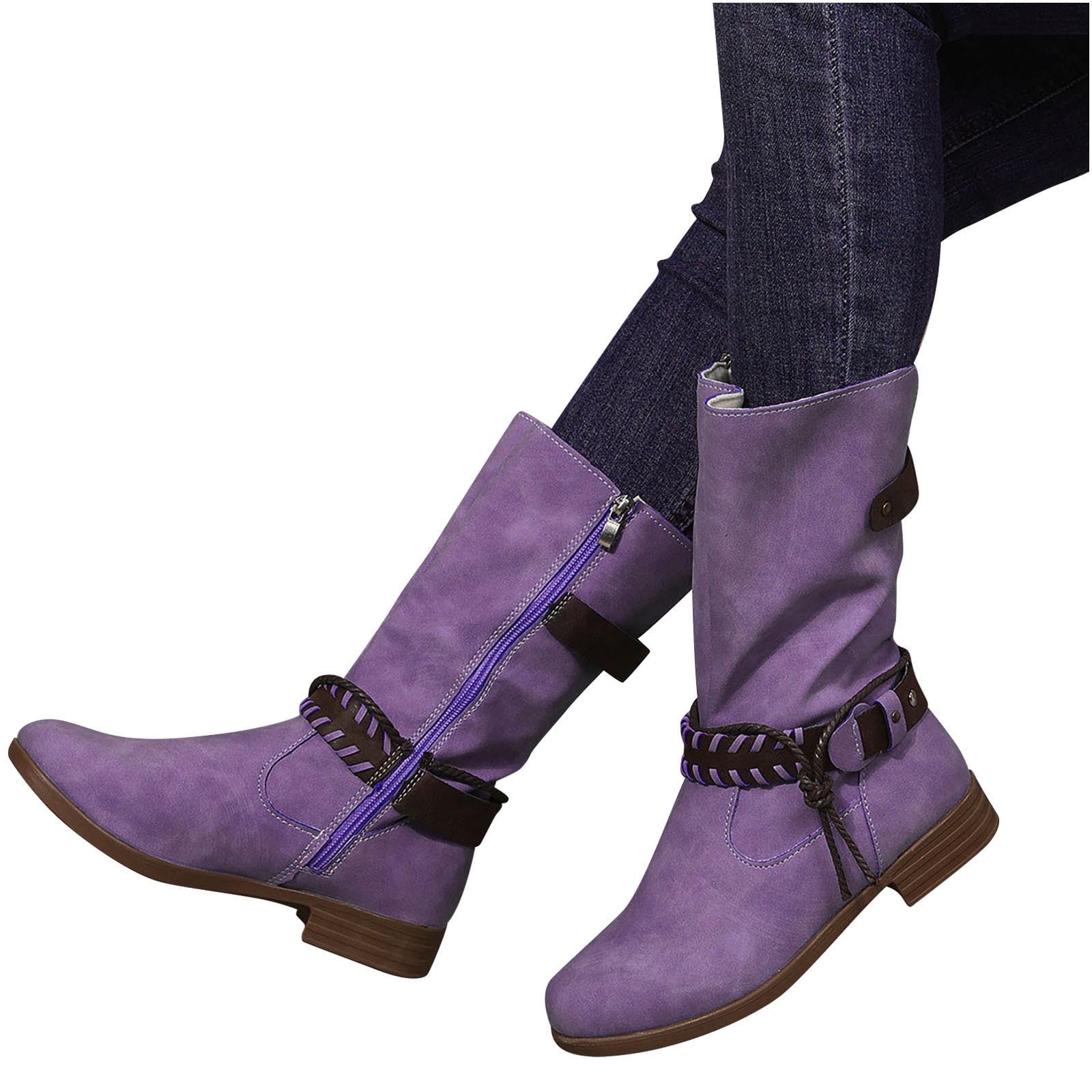 Purple boots hotsell for women