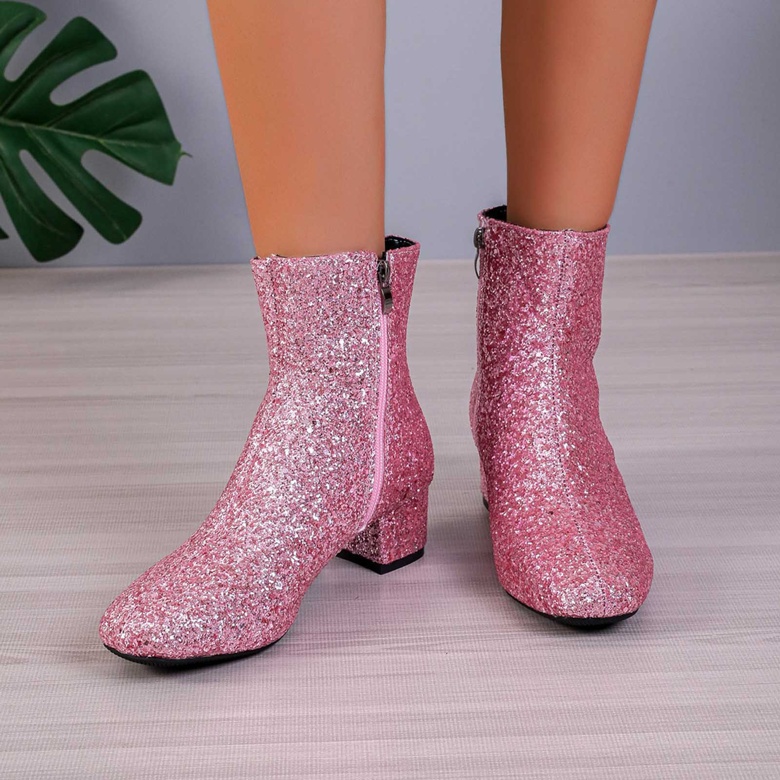 Chunky heeled bootie best sale