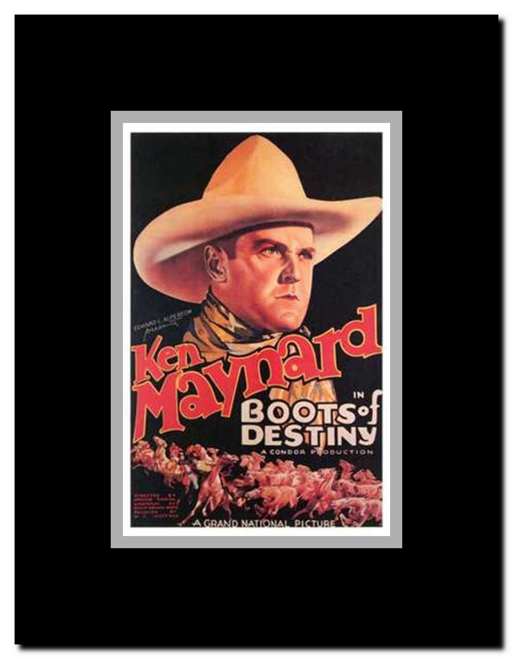 Boots of Destiny Framed Movie Poster