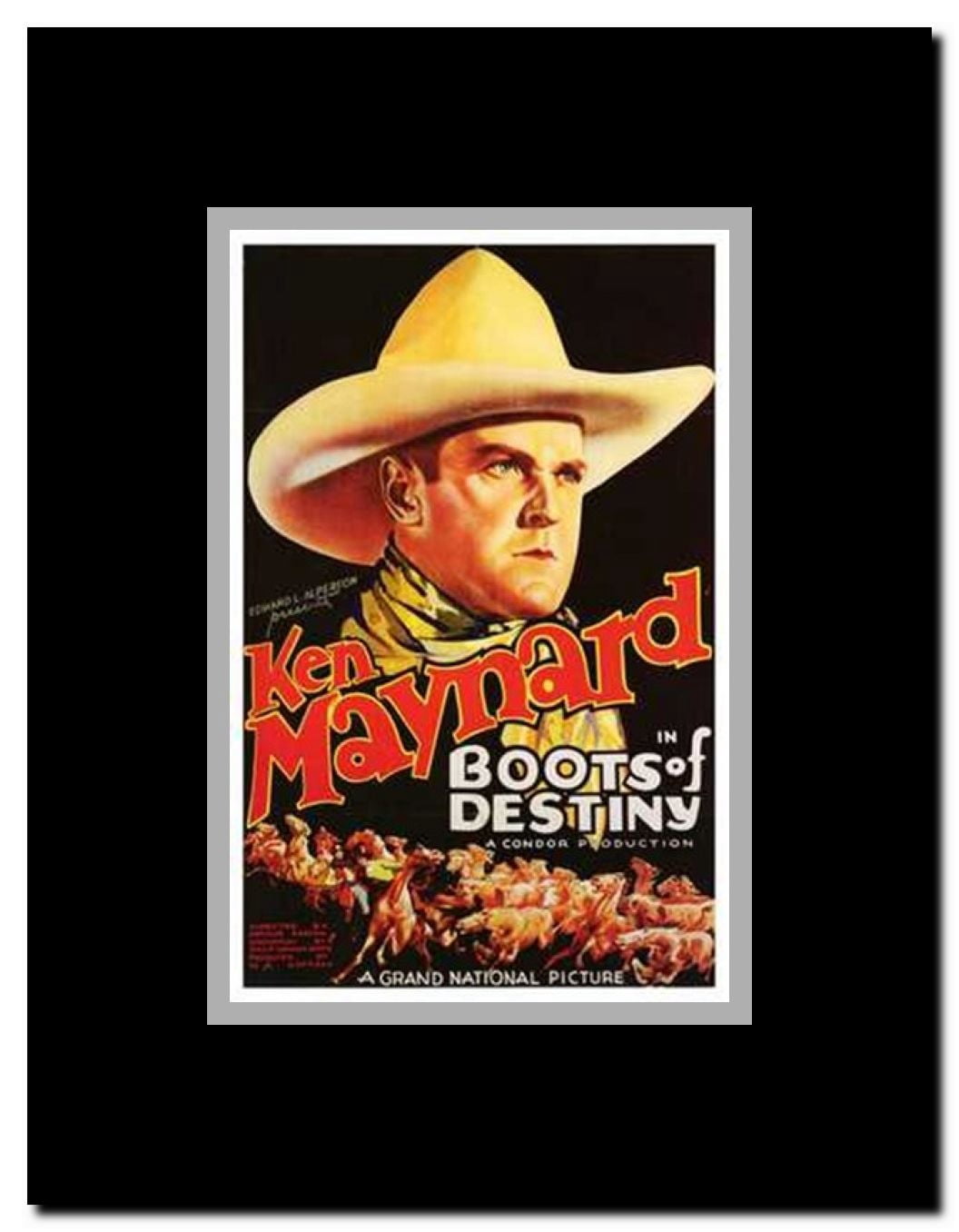 Boots of Destiny Framed Movie Poster