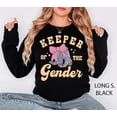 thumbnail image 1 of Boots or Bow Western Keeper of the Gender Reveal Sweatshirt All Size S-5Xl, 1 of 5