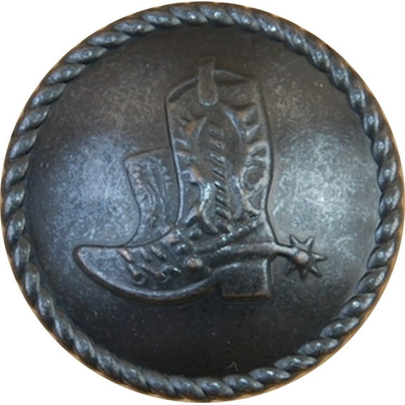 Boots with Rope Drawer Cabinet Knob in Oil Rubbed Brass