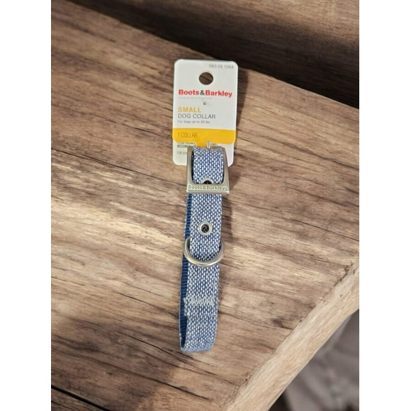 BootsBarkley Blue Dog Collar, Small