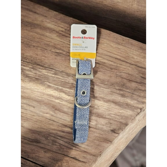 BootsBarkley Blue Dog Collar, Small