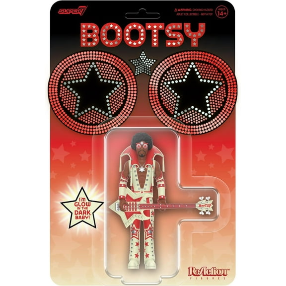 Super7 Bootsy Collins Glow ReAction Figure 3.75"