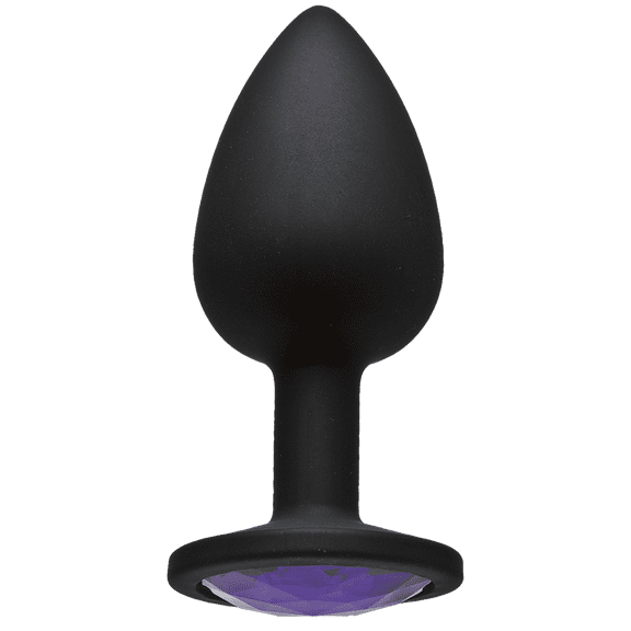 Booty Bling - Jeweled Wearable Silicone Plug - Small