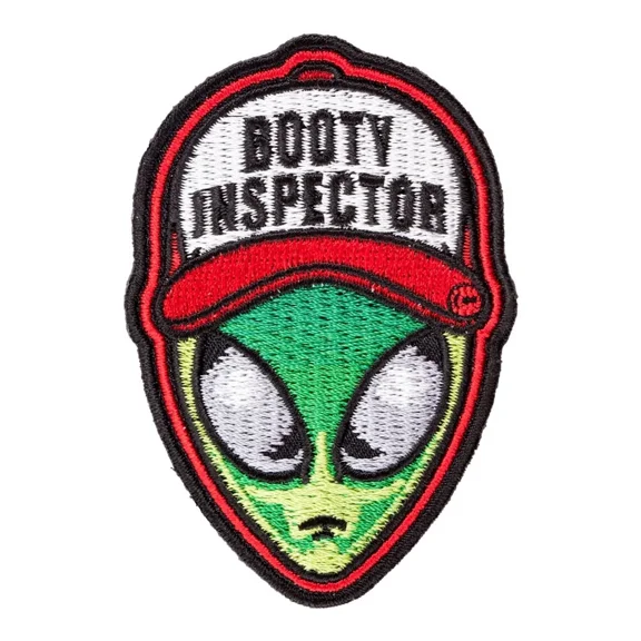 Booty Inspector Trucker Hat Alien Patch, Funny Alien Patches