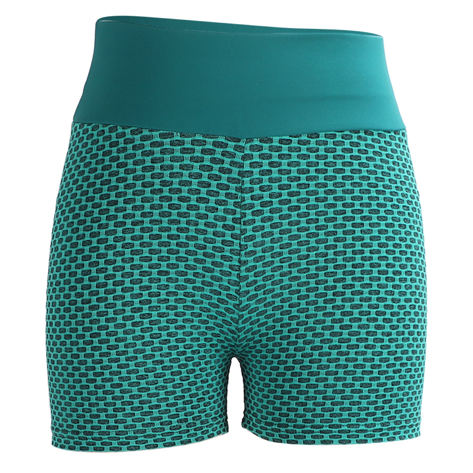 Booty Shorts High Waist Yoga Shorts Elastic Waist Running Gym Workout