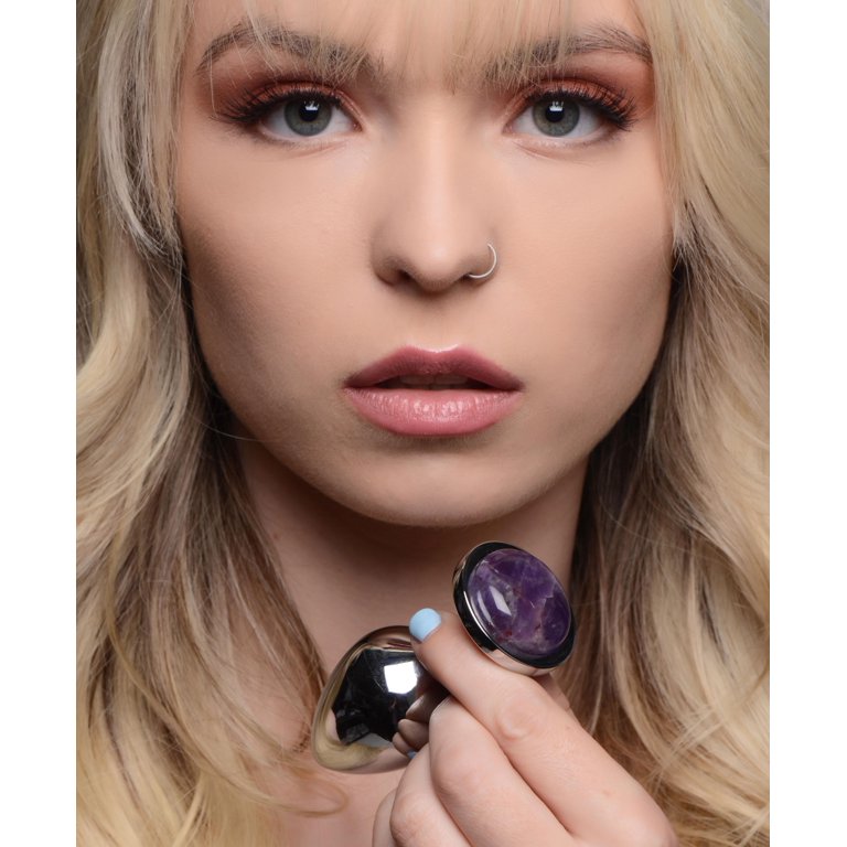 Booty Sparks Gemstones Amethyst Gem Anal Plug - Walmart.com