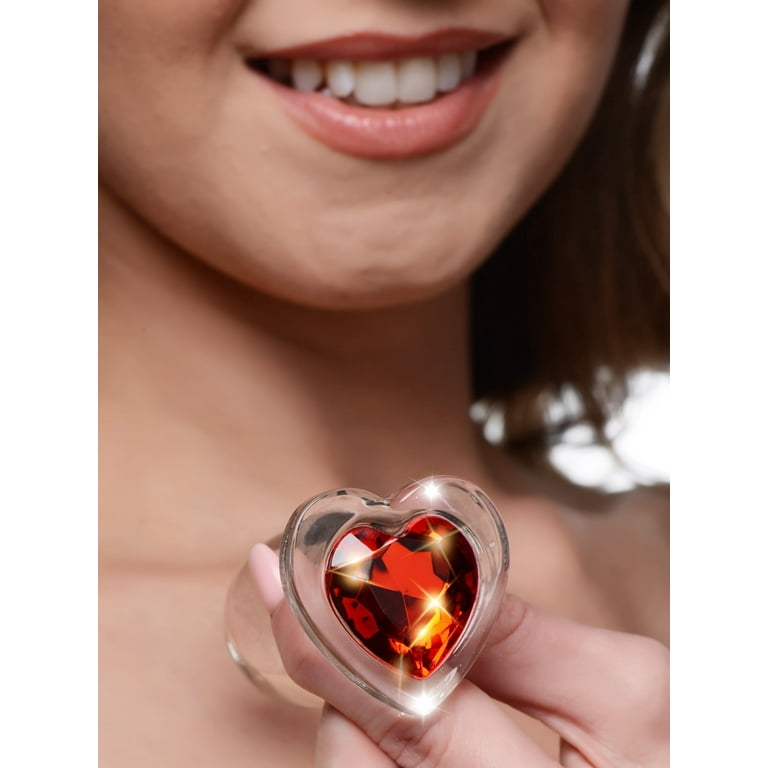 Booty Sparks Red Heart Gem Glass Anal Plug - Small - Walmart.com Booty Sparks Red Heart Gem Glass Anal Plug - Small - Walmart.com