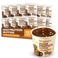 thumbnail image 1 of Bootylicious High Protein Muffins | Chocolate Peanut Butter | 12-Pack, 1 of 6
