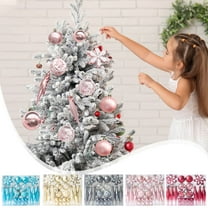 Boovnll 40Pcs Christmas Ball Ornaments Set, Shatterproof Glitter Electroplate Hanging Balls Pendants Decorations for Holiday Xmas Tree, Wedding, Party Decor Gifts Christmas Tree Decorations
