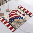 thumbnail image 1 of Boovnll 4th of July Placemats, 12x16" Red Blue Stars Stripe Flag Placemats, Heat-Proof Linen Place Mats for Memorial Day Patriotic Party Kitchen Dining Table Decor, 4th of July Decorations, 1 of 2
