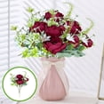 thumbnail image 1 of Boovnll Artificial Flowers, Fake Peony Bouquet UV Resistant Silk Flowers, Lifelike, No Fade, Fake Flowers for Wedding, Party, DIY Tables Centerpiece Decor - Fake Flowers, 1 of 6