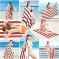 thumbnail image 1 of Boovnll Beach Towel, Sand Free Lightweight Microfiber Oversized Beach Towels Quick Dry for Beach Yoga Gym Pool, Beach Accessories, 30x60", 1 of 8