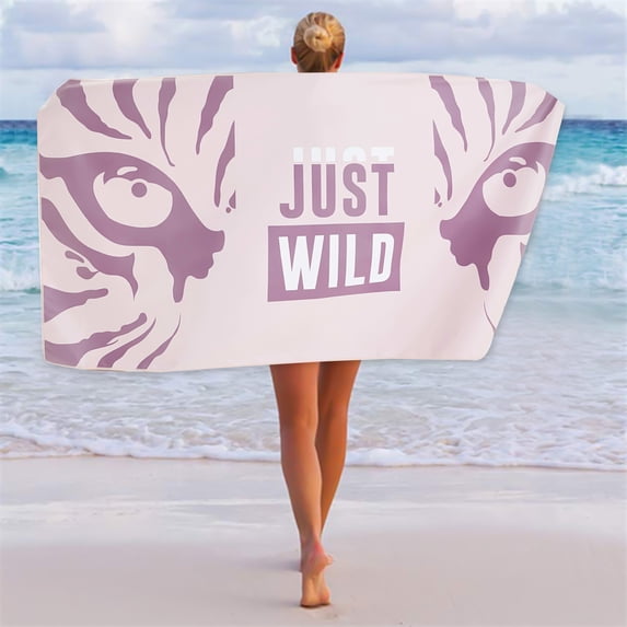 Boovnll Beach Towel, Sand Free Lightweight Microfiber Oversized Beach Towels Quick Dry for Beach Yoga Gym Pool, Beach Accessories, 30x60"