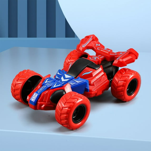 Boovnll Cars - 360° Flips Stunt Double Sided Plastic Cars Toys Ages 1-6 Toy Cars for Children Educational Learning Cars Toys, Gift for Boys Girls, Toys