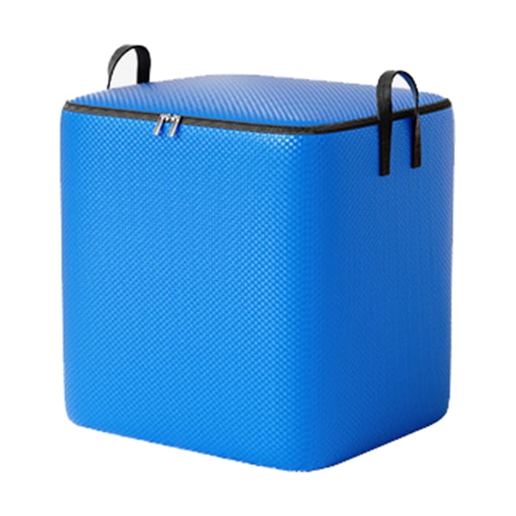 Boovnll Clothes Storage Bins with Lids, 150L Extra Large Capacity Storage Bags with Reinforced Handles & Zipper for Bedroom Comforters, Blankets, Clothes Organizer, Storage and Organization