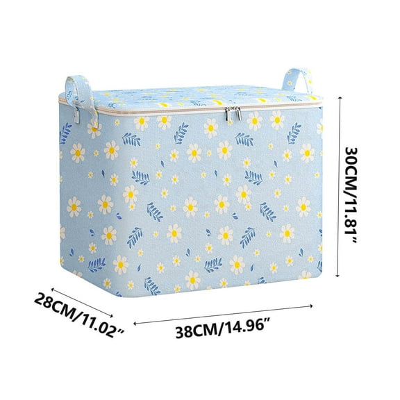 Boovnll Clothes Storage Bins with Lids, 30L Extra Large Capacity Storage Bags with Reinforced Handles & Zipper for Bedroom Comforters, Blankets, Clothes Organizer, Storage and Organization