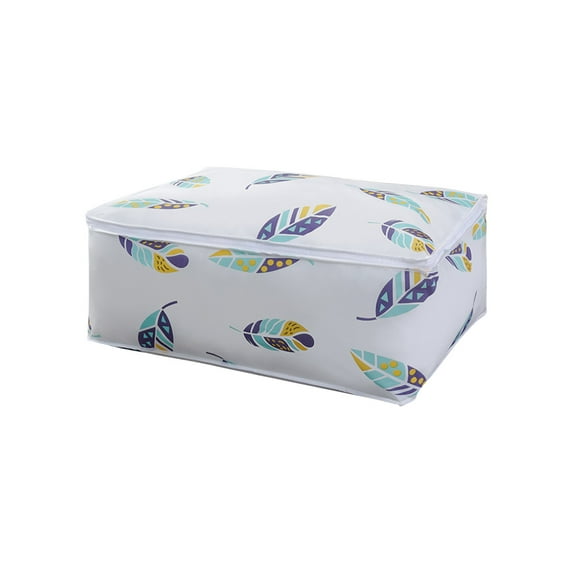 Boovnll Clothes Storage Bins with Lids, 90L Extra Large Capacity Storage Bags with Reinforced Handles & Zipper for Bedroom Comforters, Blankets, Clothes Organizer, Storage and Organization