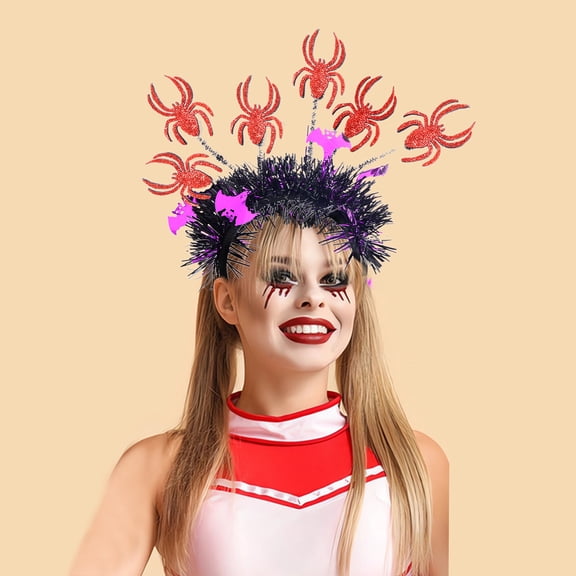 Boovnll Halloween Headband, Funny Cute Hair Hoop Black Halloween Headbands for Women Kids Halloween Party Hair Accessories Decorations, Headbands for Women
