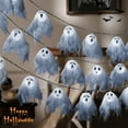 thumbnail image 1 of Boovnll Halloween Lights, 10Ft 20 LED Ghost Waterproof String Light Battery Operated Halloween Lights Outdoor Indoor Yard Garden Party Decor, Halloween Decorations, 1 of 6