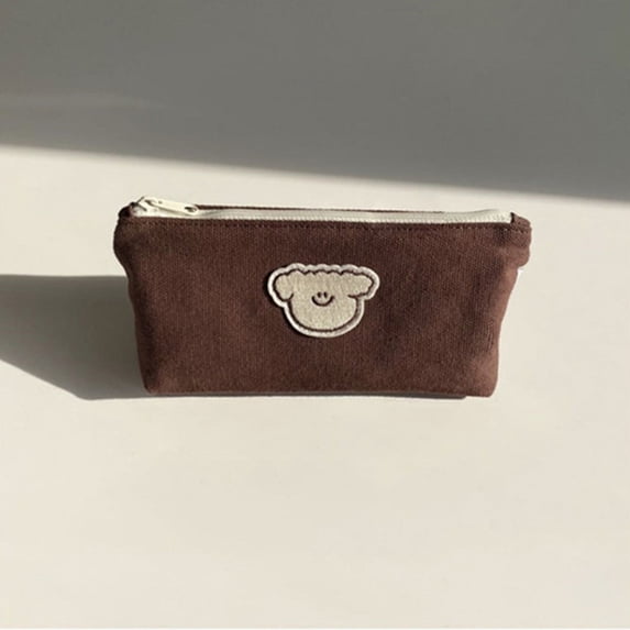 Boovnll Pencil Pouch, Portable Large Capacity Multifunction Cosmetics Bag, Coin Pouch, Pencil Bag with Zipper for Home, Office Supplies Storage, Pencil Case