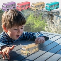 Boovnll School Bus Toys - 5" Bus Toy Ages 1-6 Toy Cars for Children Educational Learning Toy, Gift for Boys Girls, Toys, Cars