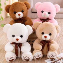 Boovnll Teddy Bear, 14" Cute Soft Plush Bear Cuddly Plushies Stuffed Bear for Kids Girls Boys Educational Learning, Bedtime Gifts, Stuffed Animals