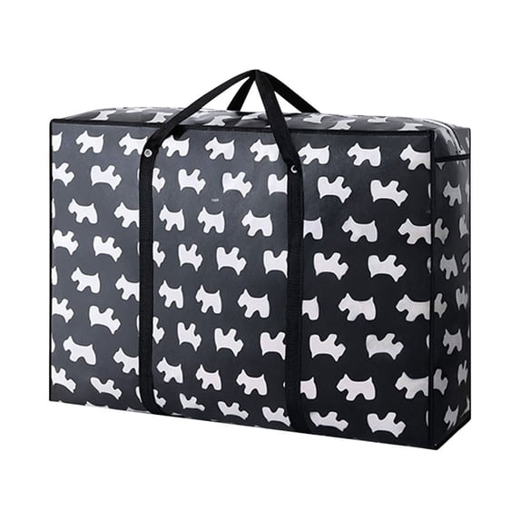 Boovnll Travel Bag, 55L Large Capacity Storage Bags with Reinforced Handles & Zipper Duffle Bag for Travel Comforters, Blankets, Clothes Organizer, Storage and Organization