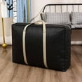 thumbnail image 1 of Boovnll Travel Bag, 60L Large Capacity Storage Bags with Reinforced Handles & Zipper Duffle Bag for Travel Comforters, Blankets, Clothes Organizer, Storage and Organization, 1 of 2