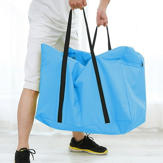 Boovnll Travel Bag, 73L Large Capacity Storage Bags with Reinforced Handles & Zipper Duffle Bag for Travel Comforters, Blankets, Clothes Organizer, Storage and Organization