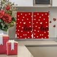 thumbnail image 1 of Boovnll Valentines Day Kitchen Towels, 16x24" Heart Love Valentines Kitchen Towels for Holiday Anniversary Wedding Gifts Decor, Kitchen Towels, 1 of 6