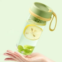 Boovnll Water Bottles, 17 OZ/500ML Large Capacity Sports Water Bottle Reusable Transparent Plastic Bottle LeakProof for Home, Office, Gym, Outdoor Sports, Water Bottle