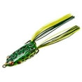 thumbnail image 1 of Booyah 2" Pumpkinseed Poppin Pad Crasher Jr Topwater Frog Lure for Bass Fishing, 1 of 7