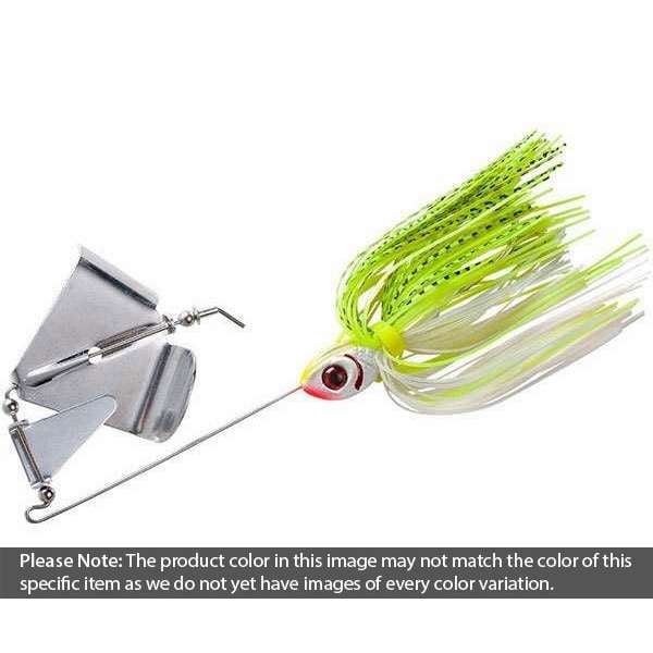bass lures booyah BOOYAH Buzz Fishing Lure Buzzbait One Blade Chartreuse Pearl White White  Chartreuse 3/8 oz